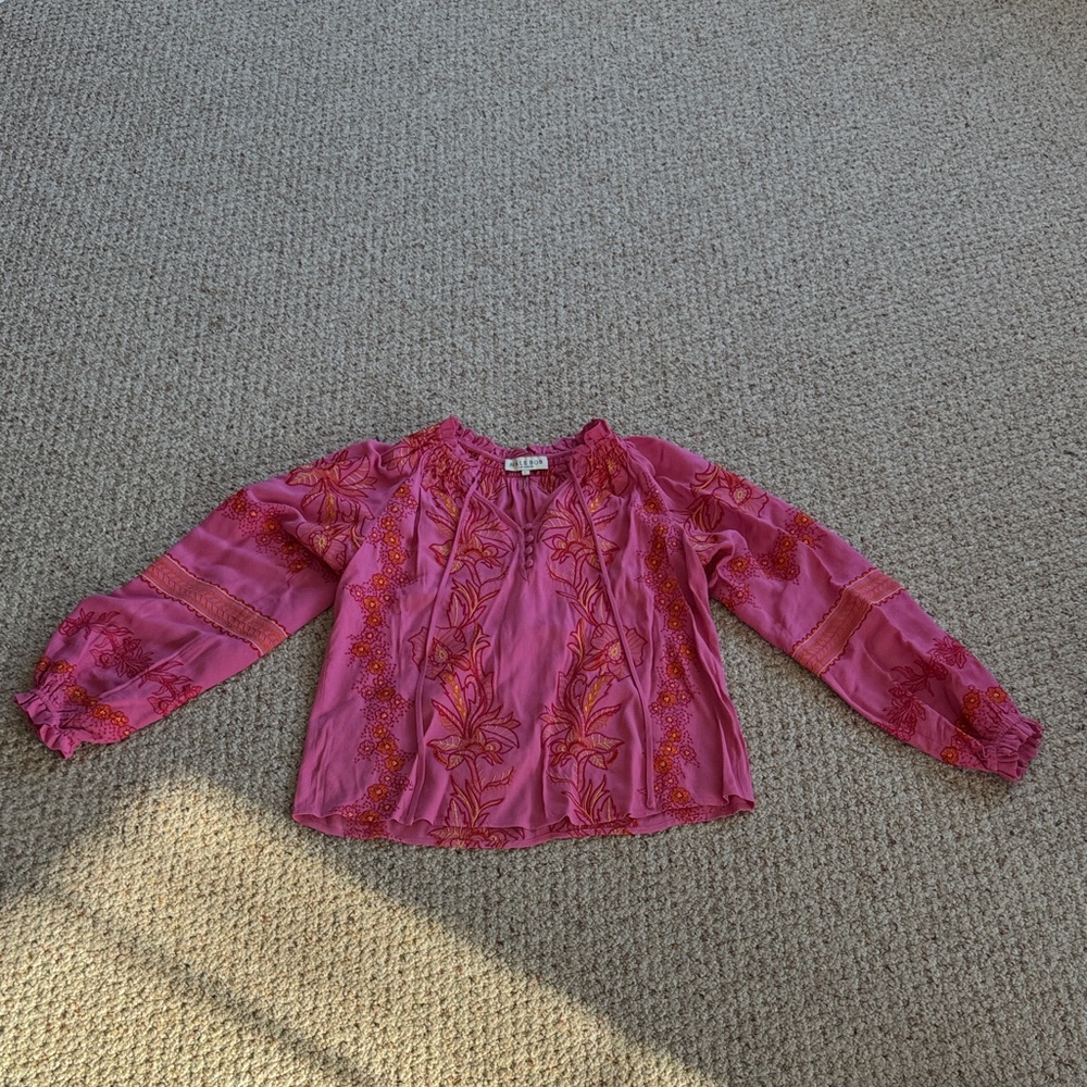 Pink Floral Women’s Hale Bob Top